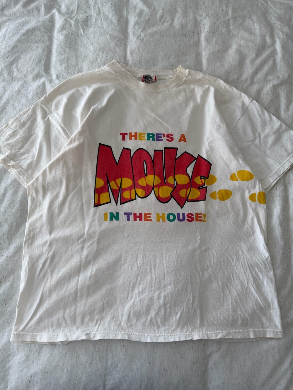 Vintage Disney Micky Mouse "There's A Mouse In The House" Shirt